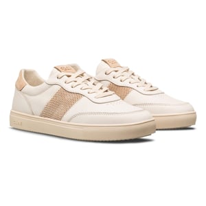 Boys CLAE Kids Low Top Trainers in Offwhite Safari