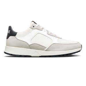 Boys CLAE Low Top Trainers in White/Navy
