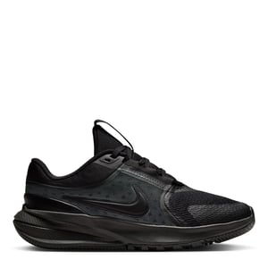 Boys Nike Star Run 5 Lace Up Road Sneakers in Black