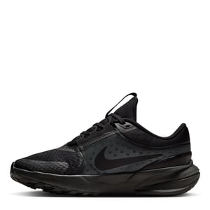 Boys Nike Star Run 5 Lace Up Road Sneakers in Black