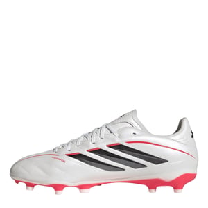 Boys adidas Copa Pure 3 Firm Ground Football Boots in Met/Black/Red