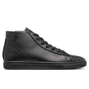 Boys CLAE Kids Low Top Trainers in Triple Blk/Lth