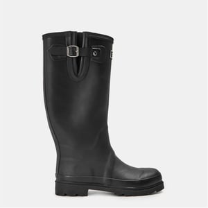 Boys CLAE Malone Knit Wellington Boots with Lug Sole in Black