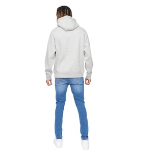 SikSilk Heren Essentials Overhead Hoodie (Grijs Marl)