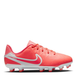 Boys Nike Tiempo Legend 10 Academy Juniors Firm Ground Football Boots in Red/White