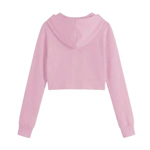 Miso Kvinnor/Damer med hel dragkedja med huva (Rosa)