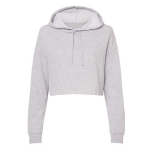 Miso Kort hoodie i marl för kvinnor/damer (Grått)