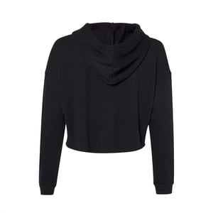 Miso Kort hoodie med dragsko för kvinnor/damer (Svart)