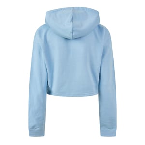 Miso Crop Hoodie för dam och dam (Blå)
