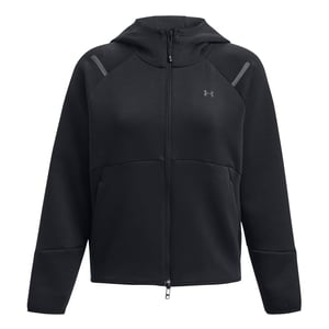 Under Armour Dames-sweatjack ‘Unstoppable’ in twee kleuren (Zwart)