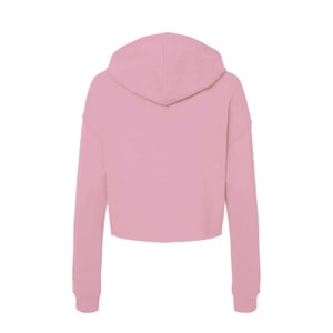 Miso Kort hoodie med dragsko för kvinnor/damer (Rosa)