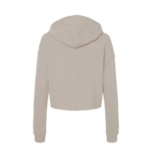 Miso Kort hoodie med dragsko för kvinnor/damer (Sand)