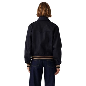 Levi's Dames Lennox Snap-Front Varsity Jacket (Blauw)