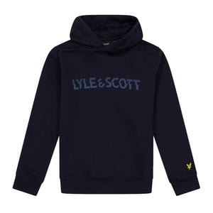 Lyle & Scott Kinder/Kids logohoodie (Donkere marine)