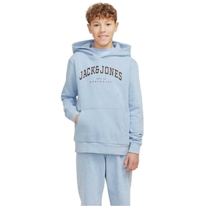 Jack And Jones Hoodie voor het jongens-universiteitsteam (Chambray Blauw)