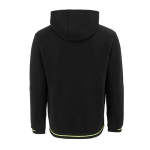 Dunlop Heren On Site Fleece Gevoerde Hoodie (Zwart)