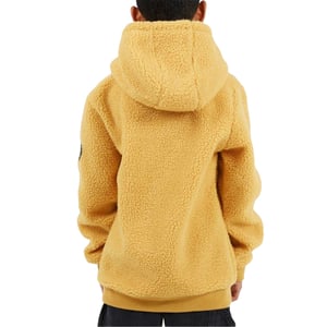 Brave Soul Hoodie met kangoeroezak voor kinderen (Mosterd)