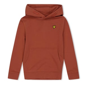Lyle & Scott Kinder/Kinder Logo Trekkoord Hoodie (Baksteen)