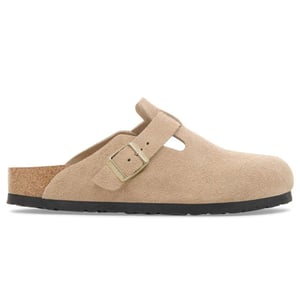 Birkenstock Boston suède smal voetbed unisex instapper