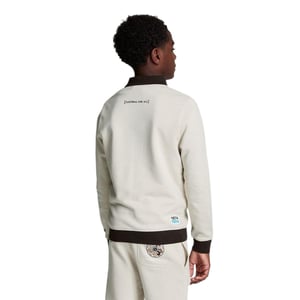 Lyle & Scott Sweatshirt met kraag en logo voor jongens (Beige)