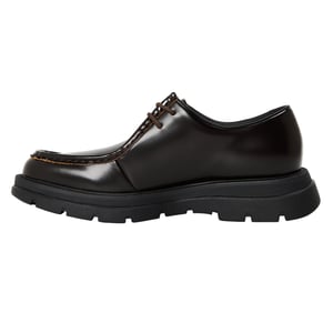 Steve Madden Heren Reice leren muiltjes zonder achterkant (Bruin)
