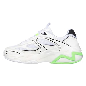 Skechers Barn DL Hyperburst Sneakers (Vit/Lime)