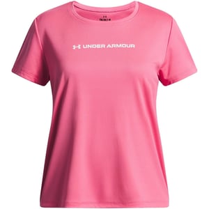 Girls Under Armour Tech Wordmark Gra in Pink