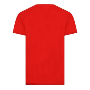 Men's Lacoste V Neck T Shirt in Red