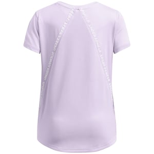 Girls Under Armour Relaxed Fit Crew Neck T-Shirt in Purple