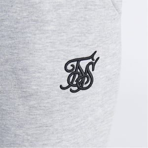 Girls SikSilk Cropped Crew Neck Regular Fit T-Shirt in Grey Marl