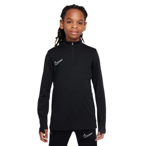 Nike Swoosh Drill-shirt voor kinderen van de Kids Academy (Zwart/Wit)