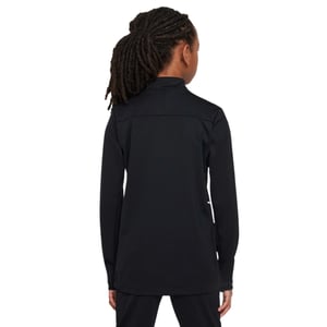 Nike Swoosh Drill-shirt voor kinderen van de Kids Academy (Zwart/Wit)