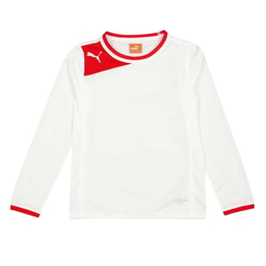 Puma Power Cat-shirt voor kinderen (Wit/rood)
