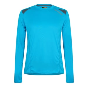 Diadora Mens Performance långärmad t-shirt (Blå)