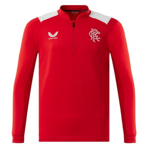 Castore Rangers FC-trui met kwartrits voor kinderen (Rood)