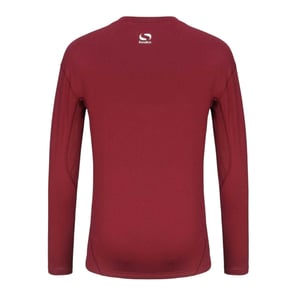 Sondico Heren Core Base Layer Top met lange mouwen (Bourgondië)