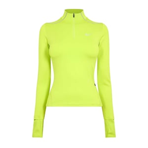 Nike Womens/Ladies Swift Jersey Quarter Zip Top (Silver)