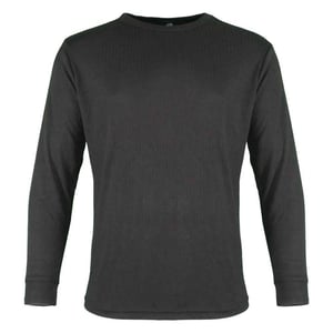 Warrior Thermo Herentop met lange mouwen (Zwart)