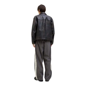 Jack And Jones Heren Owen Stripe Wide Leg Joggers (Bruin)