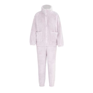 Miso Hemmaklädeset i sherpa-fleece för kvinnor/damer (Lila)