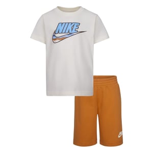 Boys Nike Crew Neck Short Sleeve T-Shirt and Short Set in Monarch