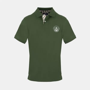 Men's Aquascutum Polo Shirt in Military Green
