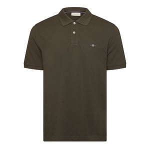 Men's Gant LG Polo Shirt in JUNIPER GREEN