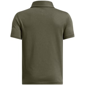 Boys Under Armour B Icon Regular Fit Polo Shirt in Marine OD Green