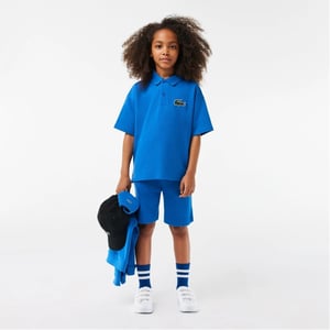 Boys Lacoste Relaxed Fit Short Sleeve Shirt in Ladigue