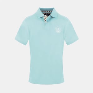 Men's Aquascutum Polo Shirt in Skyblue