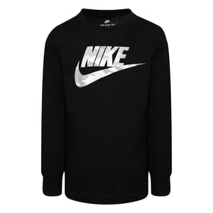 Boys Nike Camo Futura Ss in Black