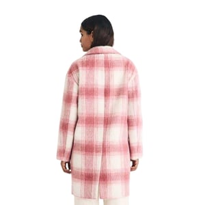 Hugo Dames Geruite Jas (Roze)
