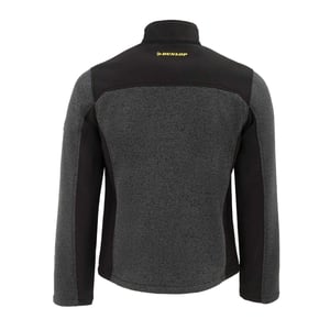 Dunlop Heren On Site Fleece Jacket (Zwart/Grijs)