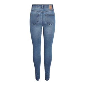 Pieces Skinny jeans met verweerde look voor dames (Blauwe Denim)